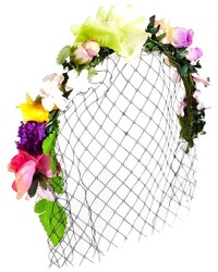Разноцветный ободок/повязка с цветочным принтом от Asos
