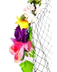 Разноцветный ободок/повязка с цветочным принтом от Asos