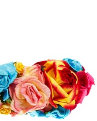 Разноцветный ободок/повязка с цветочным принтом от Johnny Loves Rosie