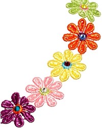 Разноцветный ободок/повязка с цветочным принтом от Love Rocks