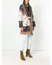 Женский разноцветный открытый кардиган с принтом от Alanui