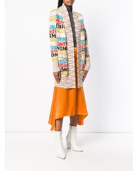 Женский разноцветный открытый кардиган с принтом от Missoni