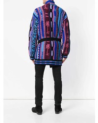 Мужской разноцветный открытый кардиган от Laneus