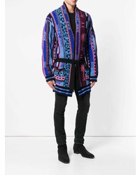 Мужской разноцветный открытый кардиган от Laneus