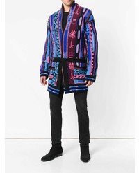 Мужской разноцветный открытый кардиган от Laneus