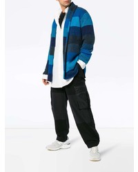 Мужской разноцветный открытый кардиган от The Elder Statesman