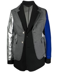 Мужской разноцветный пиджак в стиле пэчворк от Comme Des Garcons Homme Plus