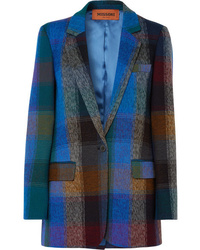 Женский разноцветный пиджак в шотландскую клетку от Missoni