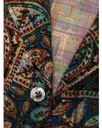 Мужской разноцветный пиджак с "огурцами" от Beams Plus