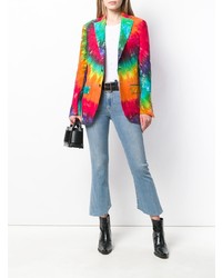 Женский разноцветный пиджак с принтом тай-дай от R13