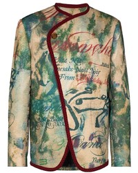 Мужской разноцветный пиджак с принтом от NAMESAKE