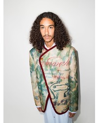 Мужской разноцветный пиджак с принтом от NAMESAKE