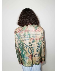 Мужской разноцветный пиджак с принтом от NAMESAKE