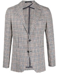 Мужской разноцветный пиджак с узором "гусиные лапки" от Tagliatore
