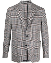 Мужской разноцветный пиджак с узором "гусиные лапки" от Tagliatore