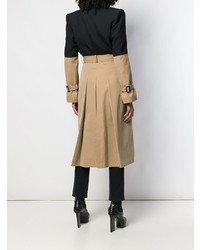 Женский разноцветный плащ от Alexander McQueen