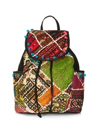 Разноцветный рюкзак из плотной ткани