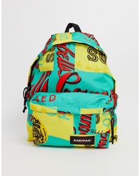 Мужской разноцветный рюкзак из плотной ткани с принтом от Eastpak