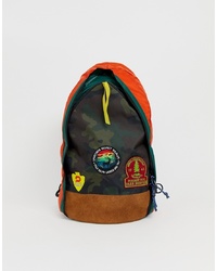 Мужской разноцветный рюкзак с камуфляжным принтом от Polo Ralph Lauren