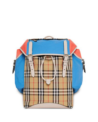 Мужской разноцветный рюкзак с принтом от Burberry