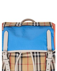 Мужской разноцветный рюкзак с принтом от Burberry