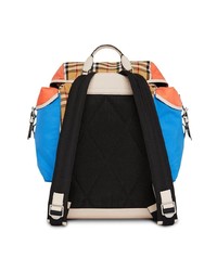 Мужской разноцветный рюкзак с принтом от Burberry
