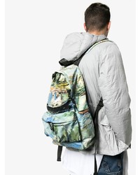 Мужской разноцветный рюкзак с принтом от Off-White