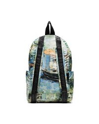 Мужской разноцветный рюкзак с принтом от Off-White