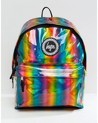 Мужской разноцветный рюкзак с принтом от Hype
