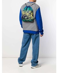 Мужской разноцветный рюкзак с принтом от MSGM