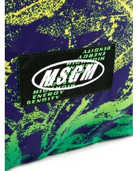 Мужской разноцветный рюкзак с принтом от MSGM