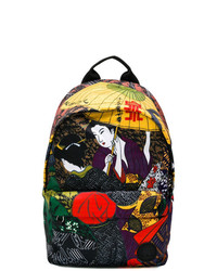 Мужской разноцветный рюкзак с принтом от McQ Alexander McQueen