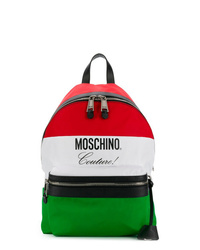 Мужской разноцветный рюкзак с принтом от Moschino