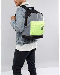 Мужской разноцветный рюкзак с принтом от Siksilk