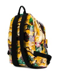 Мужской разноцветный рюкзак с принтом от DSQUARED2