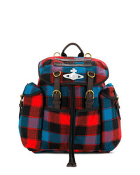 Мужской разноцветный рюкзак с принтом от Vivienne Westwood