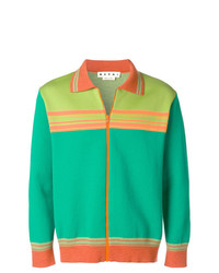 Мужской разноцветный свитер на молнии от Marni