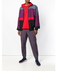 Мужской разноцветный свитер на молнии от Balenciaga