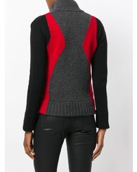 Женский разноцветный свитер на молнии от Dsquared2