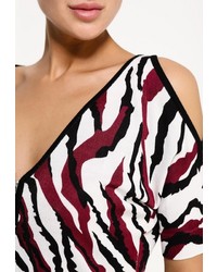 Женский разноцветный свитер с v-образным вырезом от Morgan