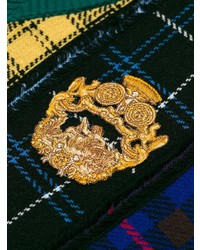 Мужской разноцветный свитер с v-образным вырезом от Versace