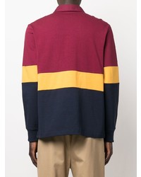 Мужской разноцветный свитер с воротником поло от Fred Perry