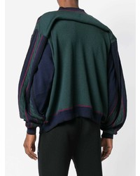 Мужской разноцветный свитер с круглым вырезом в горизонтальную полоску от Y/Project