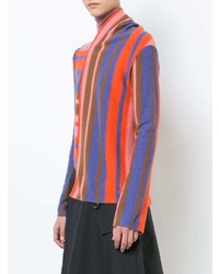 Женский разноцветный свитер с круглым вырезом с принтом от Peter Pilotto