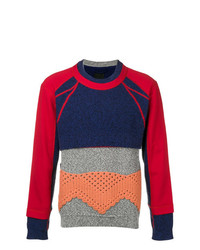 Мужской разноцветный свитер с круглым вырезом с принтом от Craig Green