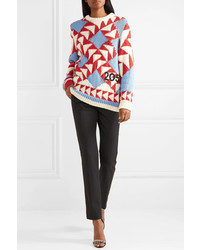 Женский разноцветный свитер с круглым вырезом с принтом от Calvin Klein 205W39nyc