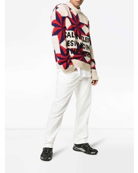 Мужской разноцветный свитер с круглым вырезом с принтом от Calvin Klein 205W39nyc
