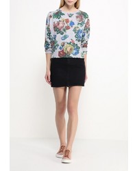 Женский разноцветный свитер с круглым вырезом от Alcott