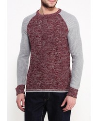 Мужской разноцветный свитер с круглым вырезом от Alcott