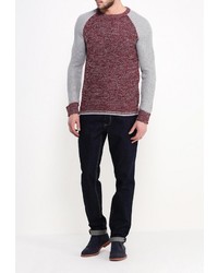 Мужской разноцветный свитер с круглым вырезом от Alcott